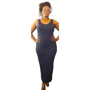 Sleeveless Maxi -Black